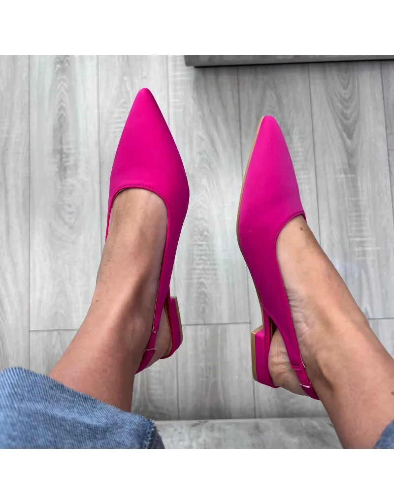SLINGBACK SIMPLY LICRA FUCSIA