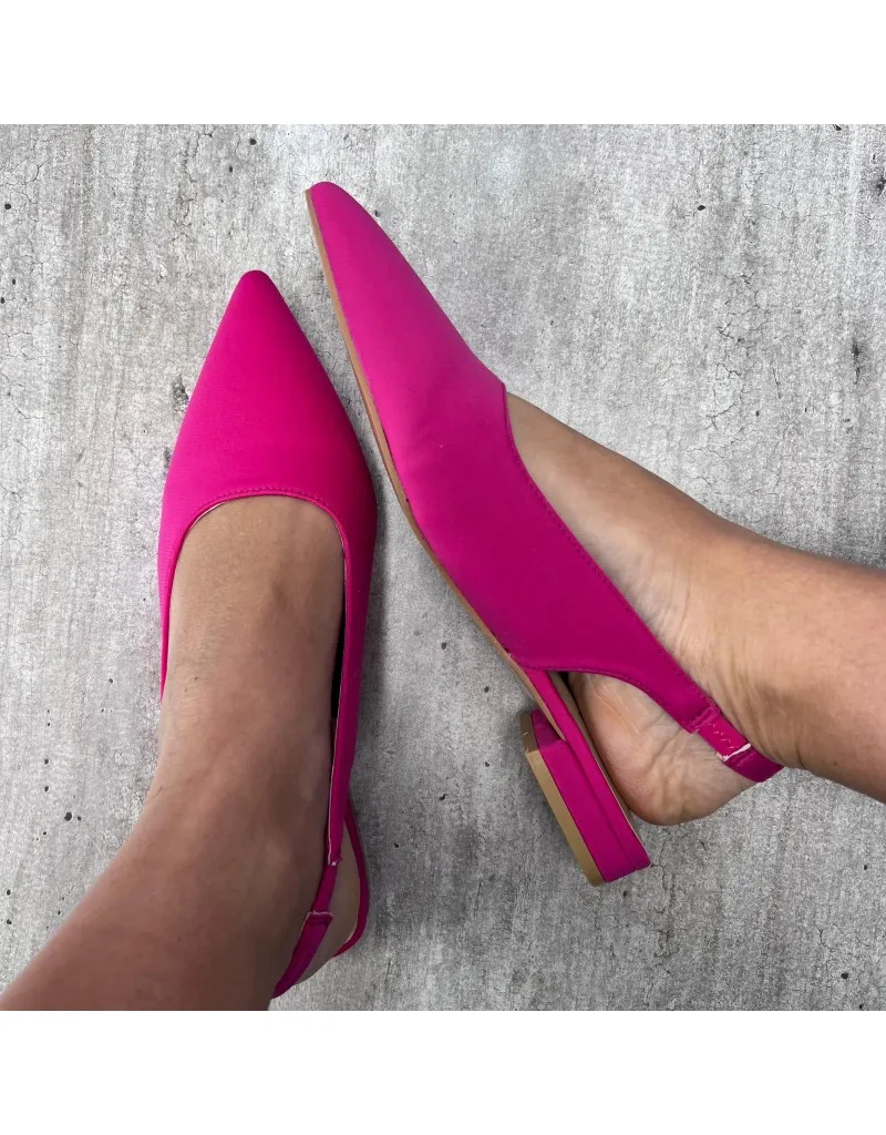SLINGBACK SIMPLY LICRA FUCSIA