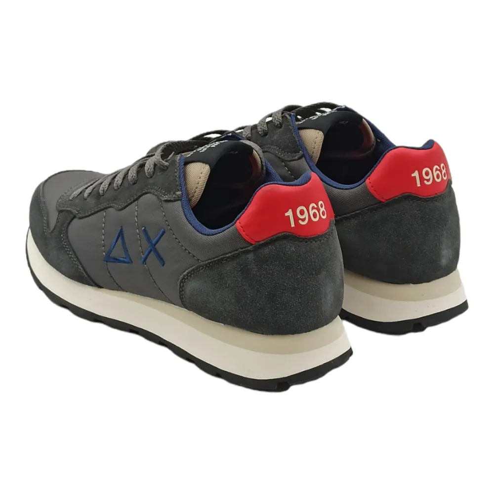 Sneaker uomo in tessuto Sun68 Z42101 GRIGIO SCURO