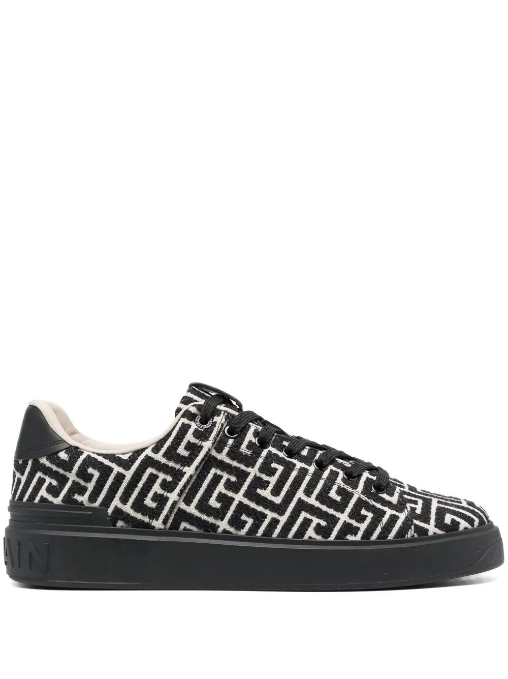 Sneakers B-Court in jacquard con monogramma
