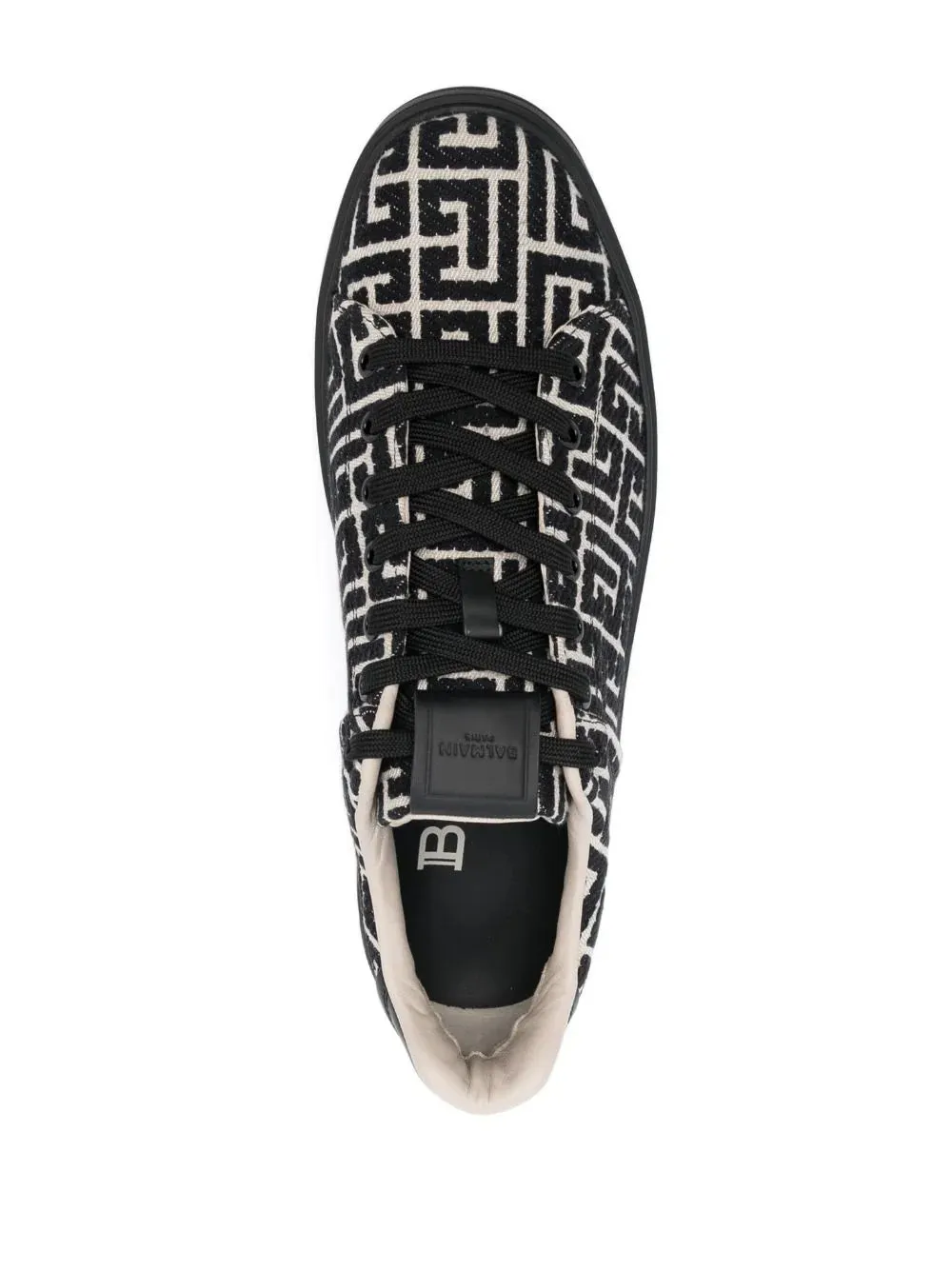 Sneakers B-Court in jacquard con monogramma