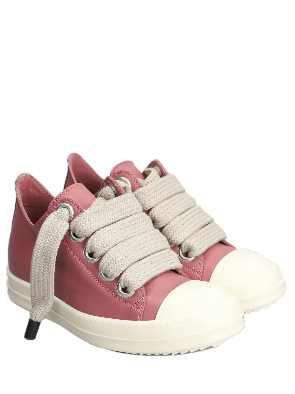 Sneakers basse Jumbo Lace in pelle