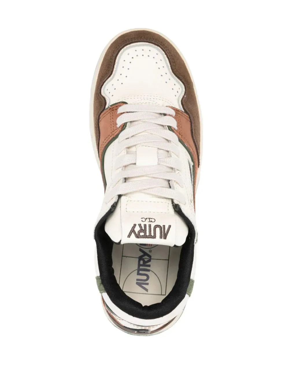 Sneakers clc low in suede e nabuk ebony e military