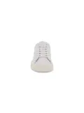 Sneakers D.A.T.E. SONICA CALF WHITE-BLACK in pelle e camoscio bianco e nero