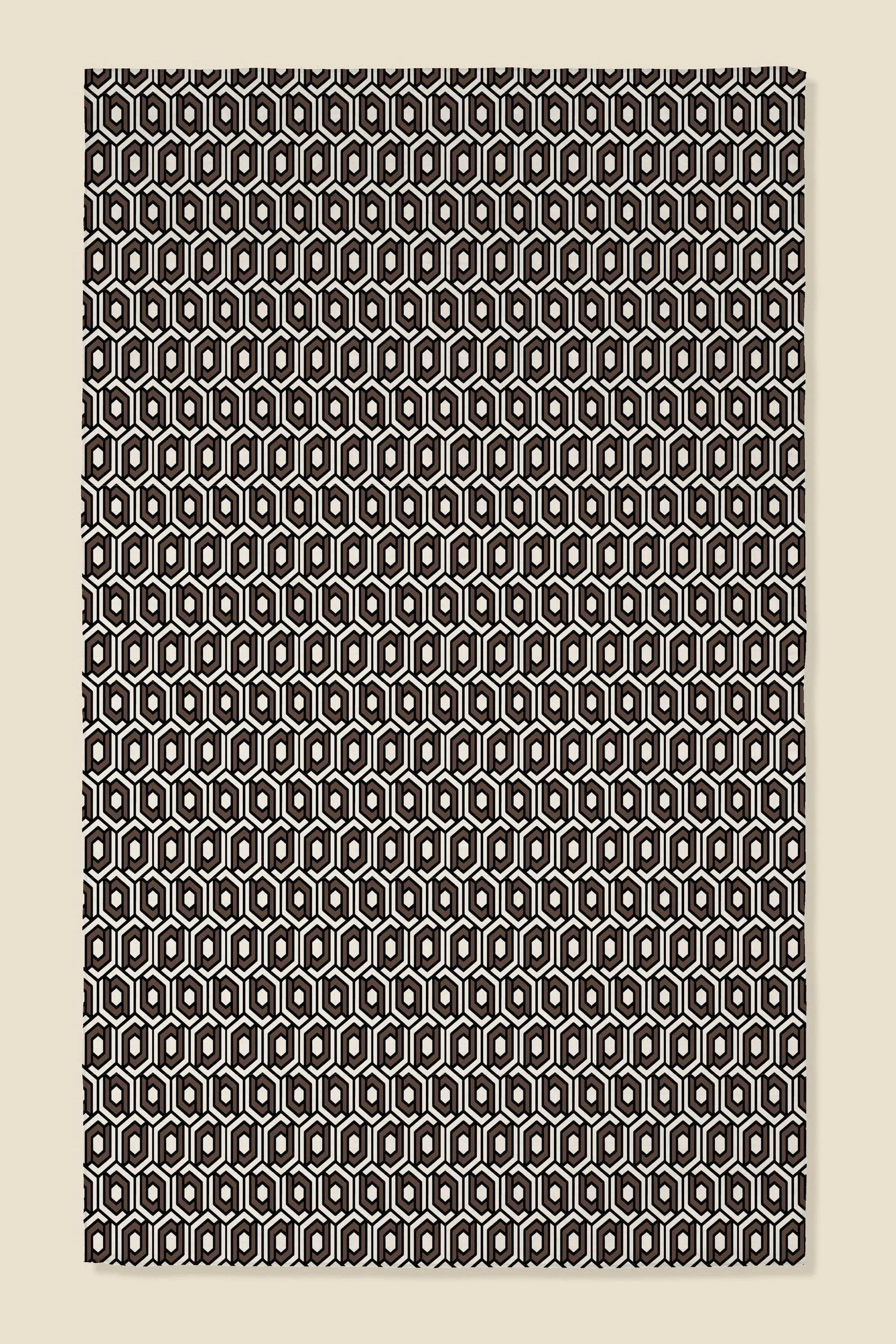 Sosandar - Sciarpa con Stampa geometriche e bordi a contrasto