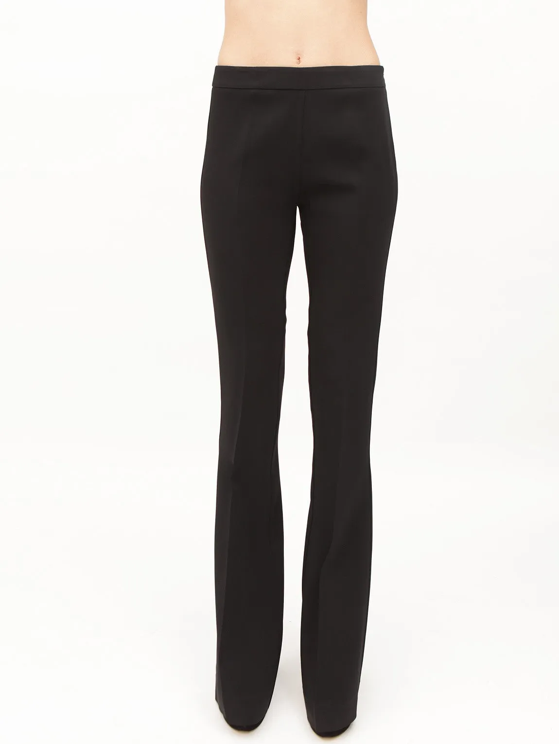 SPACE STYLE CONCEPT - Pantaloni a zampa d'elefante  NERO