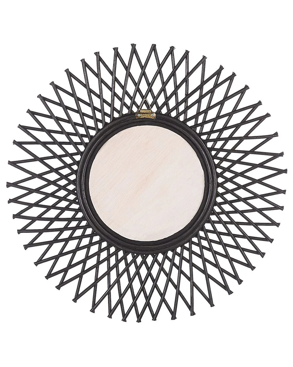 Specchio TAGOLU 60 cm 60 cm Rattan Nero