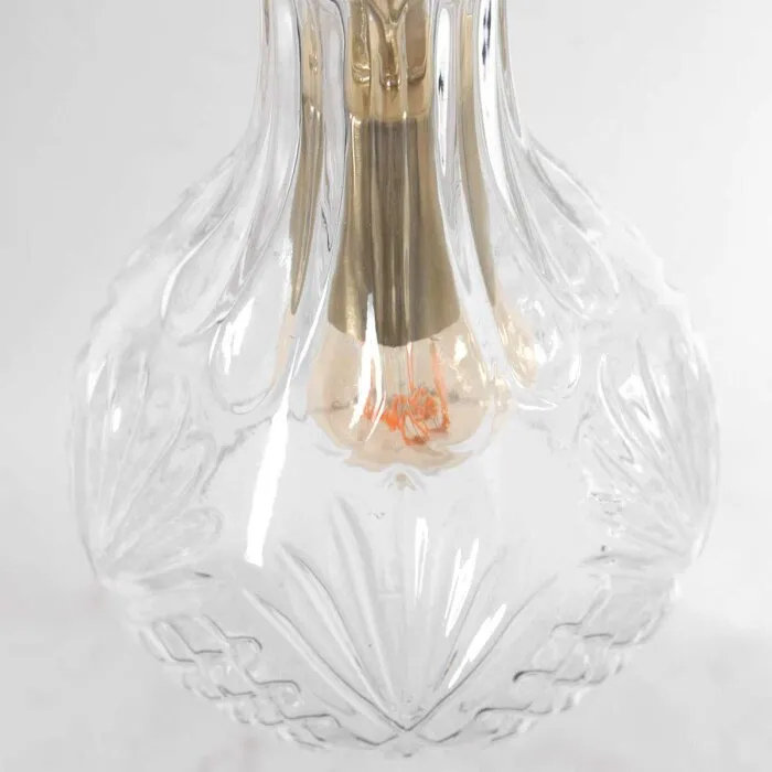 Steinhauer Grazioglass Lampadario a sospensione Ottone, 1-Luce