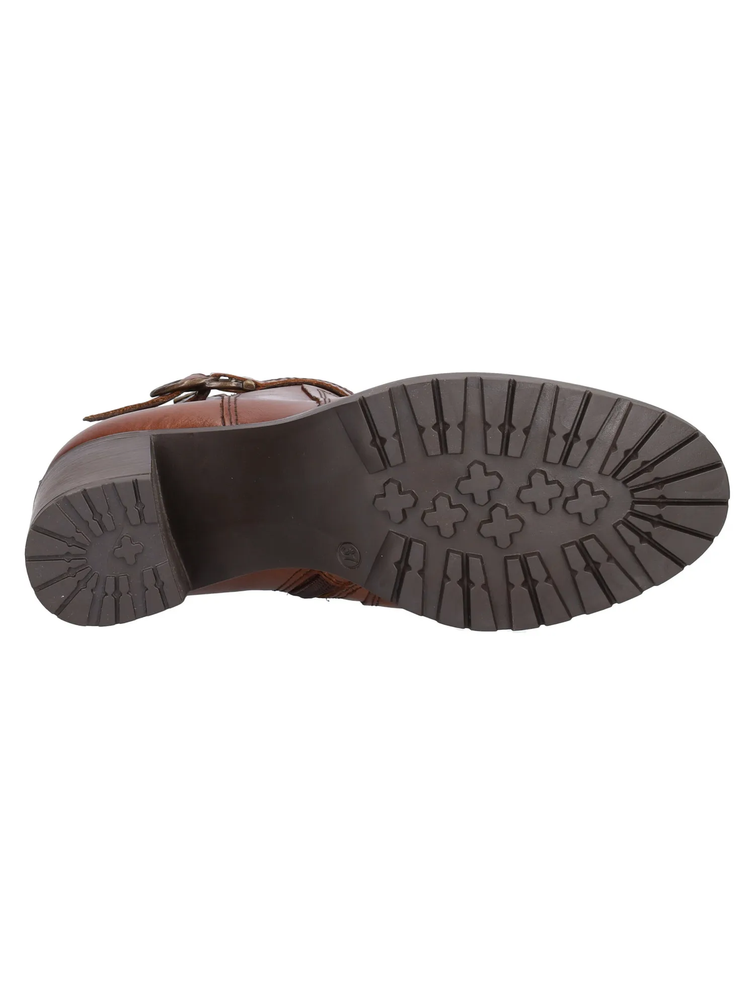 Stivaletto tacco largo Valleverde da donna marrone