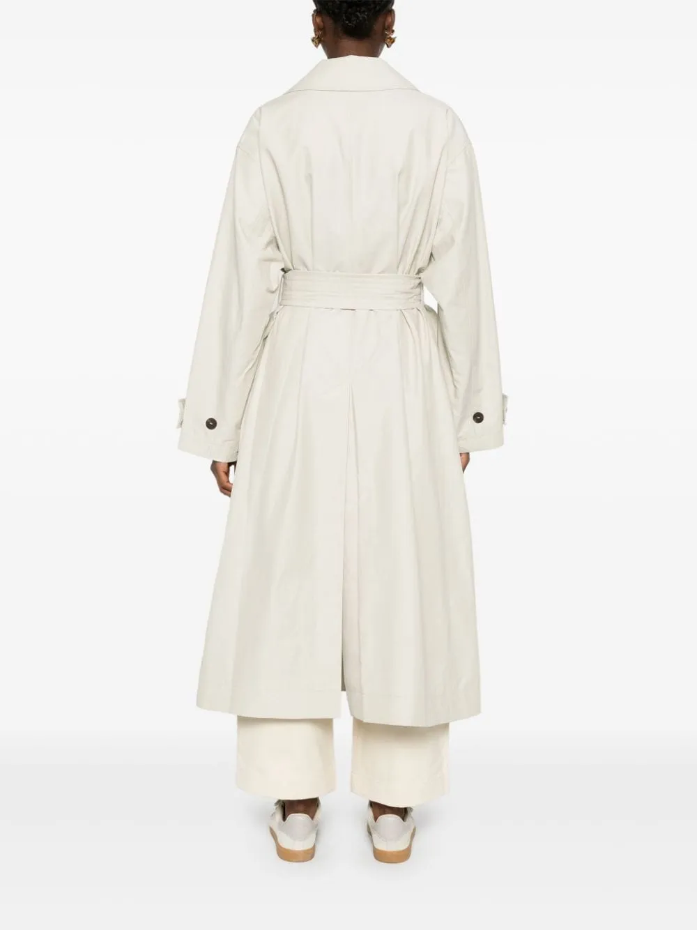 Studio Nicholson pre -doppio cappotto con cintura