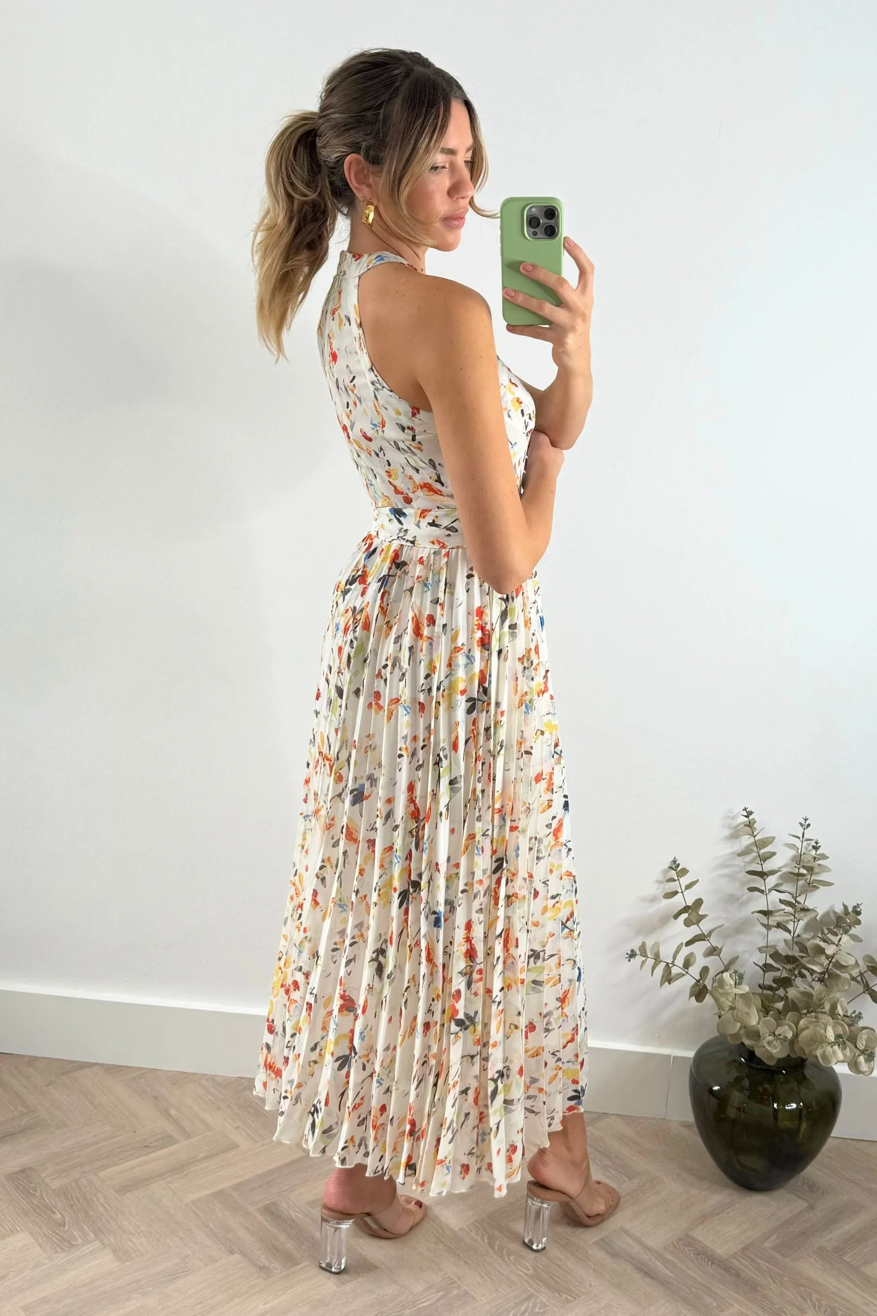 Style Cheat Paige - Abito Con cintura A pieghe midi