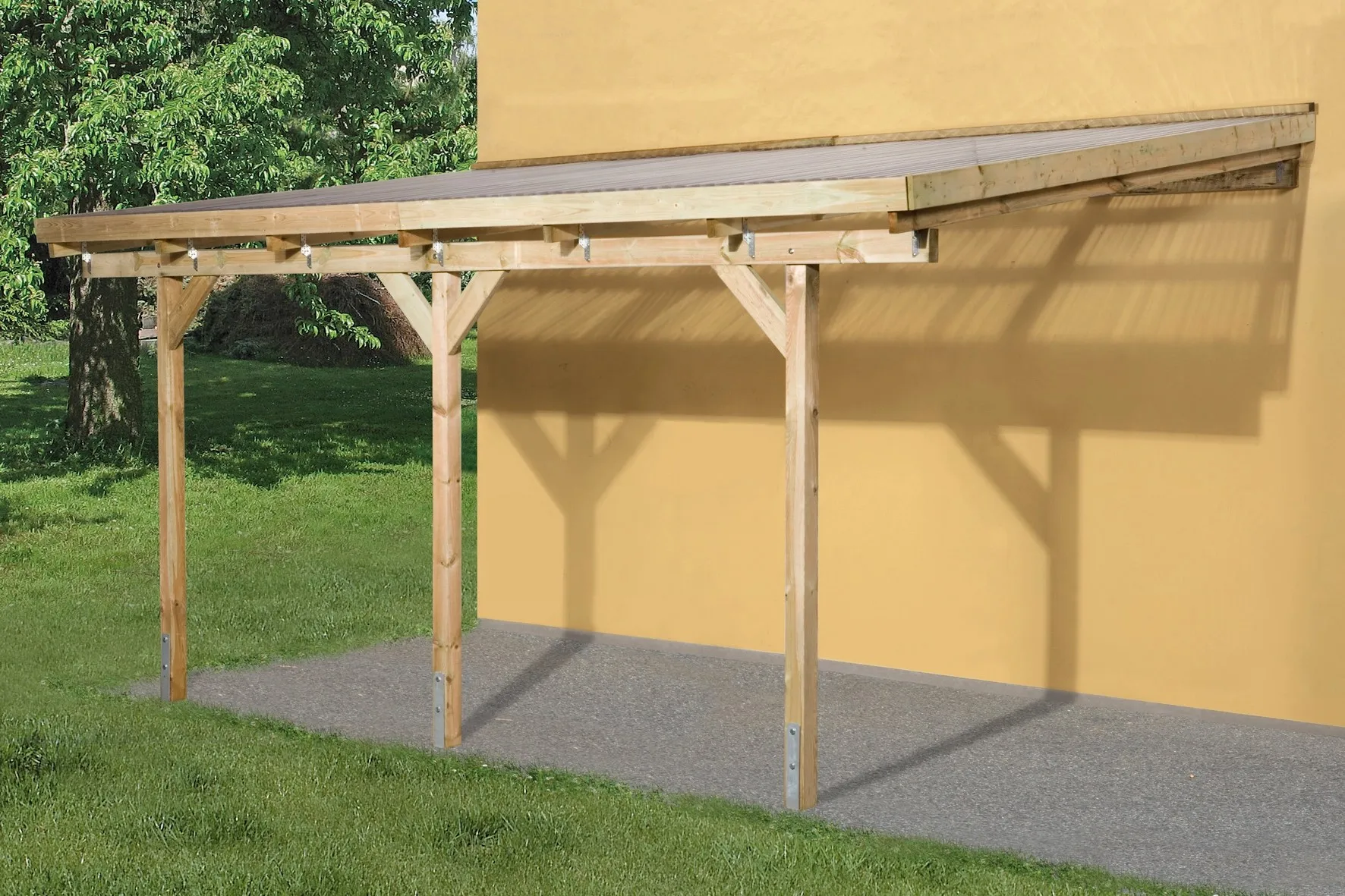 Tettoria per esterno Weka legno misura 4 514x306 cm