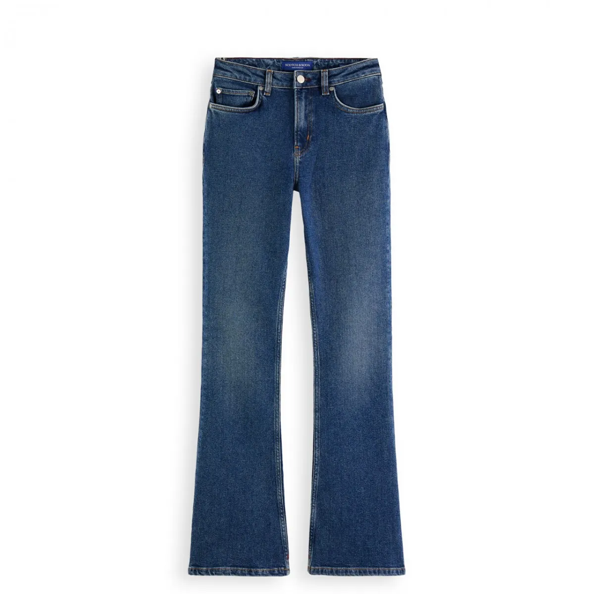 The Charm Jeans A Zampa, Blu Vetro