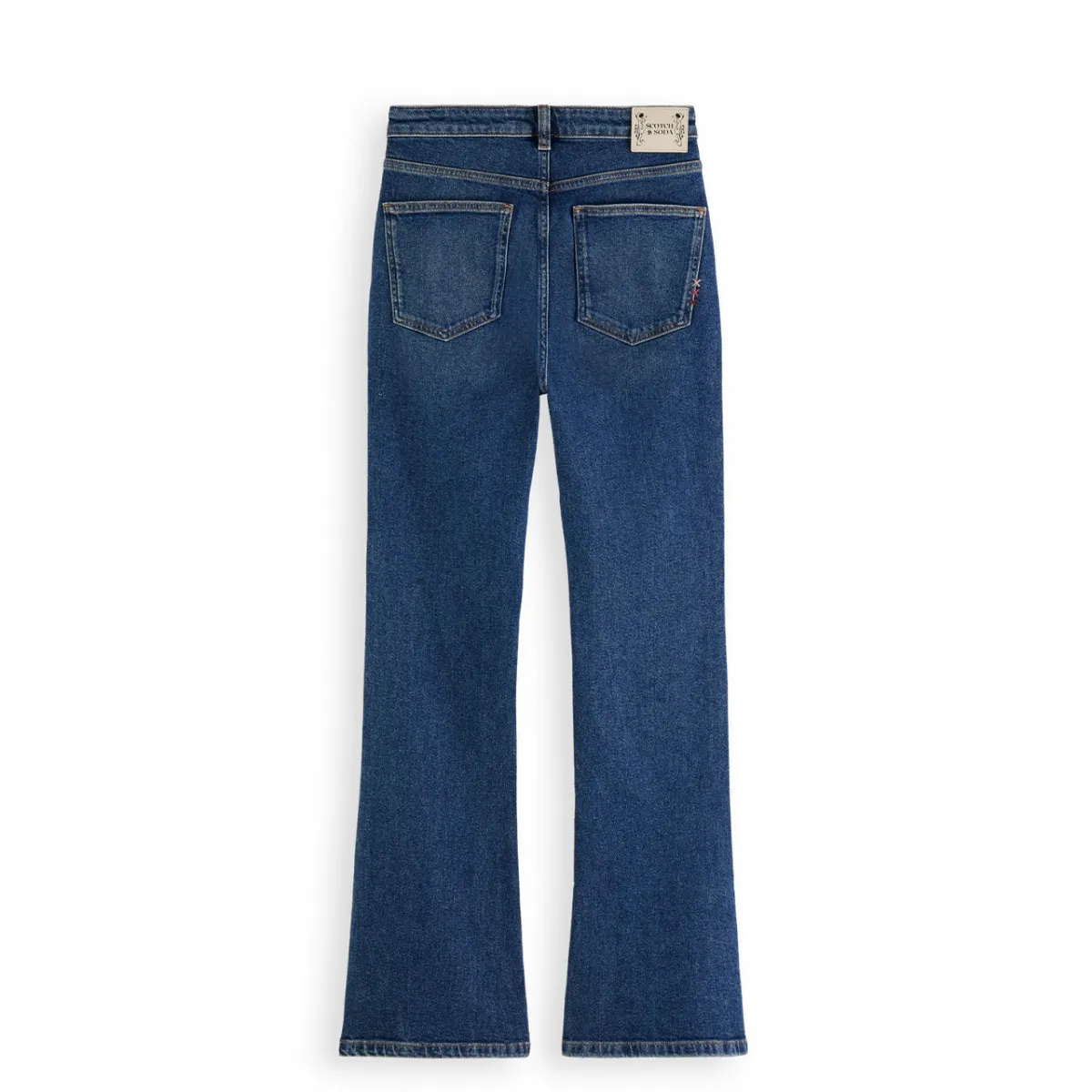 The Charm Jeans A Zampa, Blu Vetro