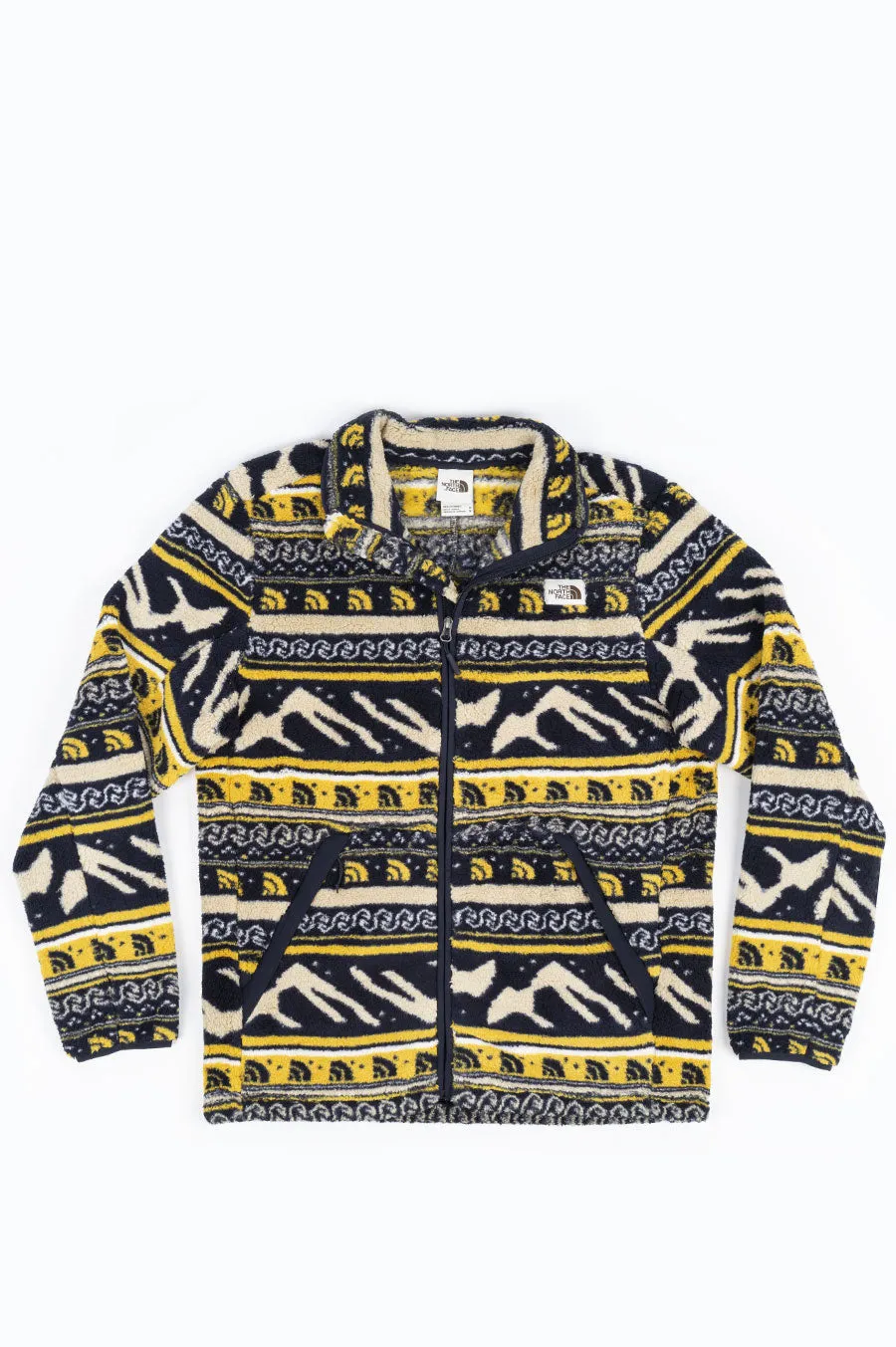 THE NORTH FACE CAMPSHIRE FULL ZIP ARROWHEAD YELLOW FAIRISLE