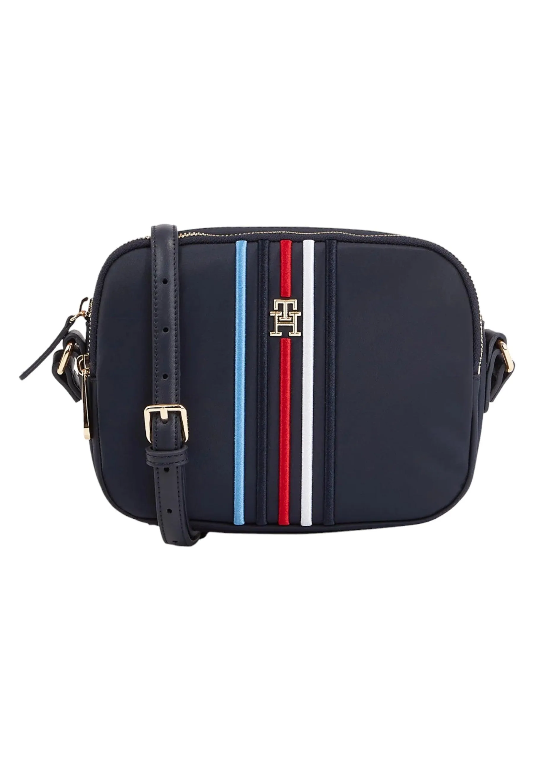 TOMMY HILFIGER Poppy Borsa Tracolla Donna Desert Sky AW0AW15985