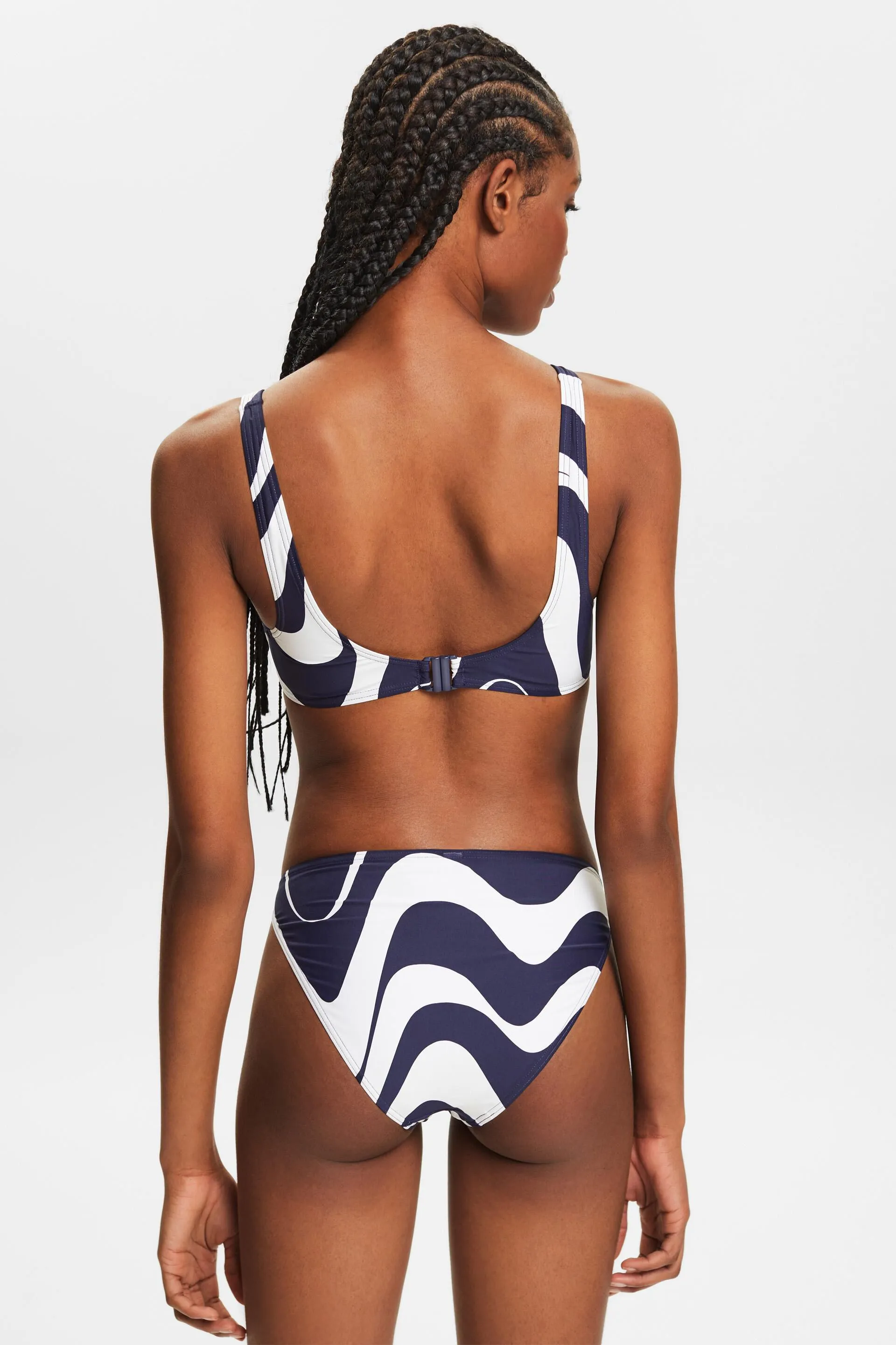 Top da bikini con stampa