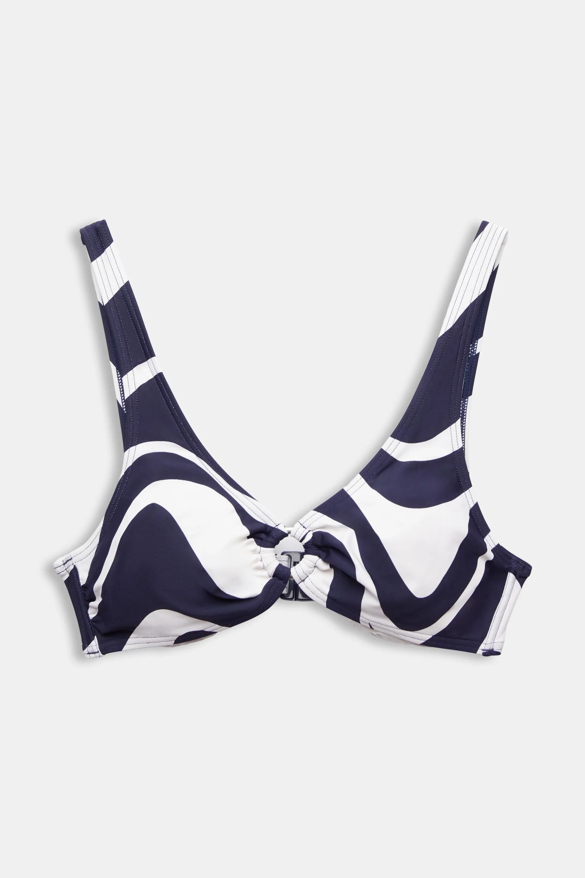 Top da bikini con stampa