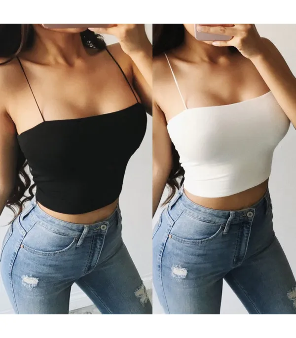 Top fascia spalline ultra-sottili
