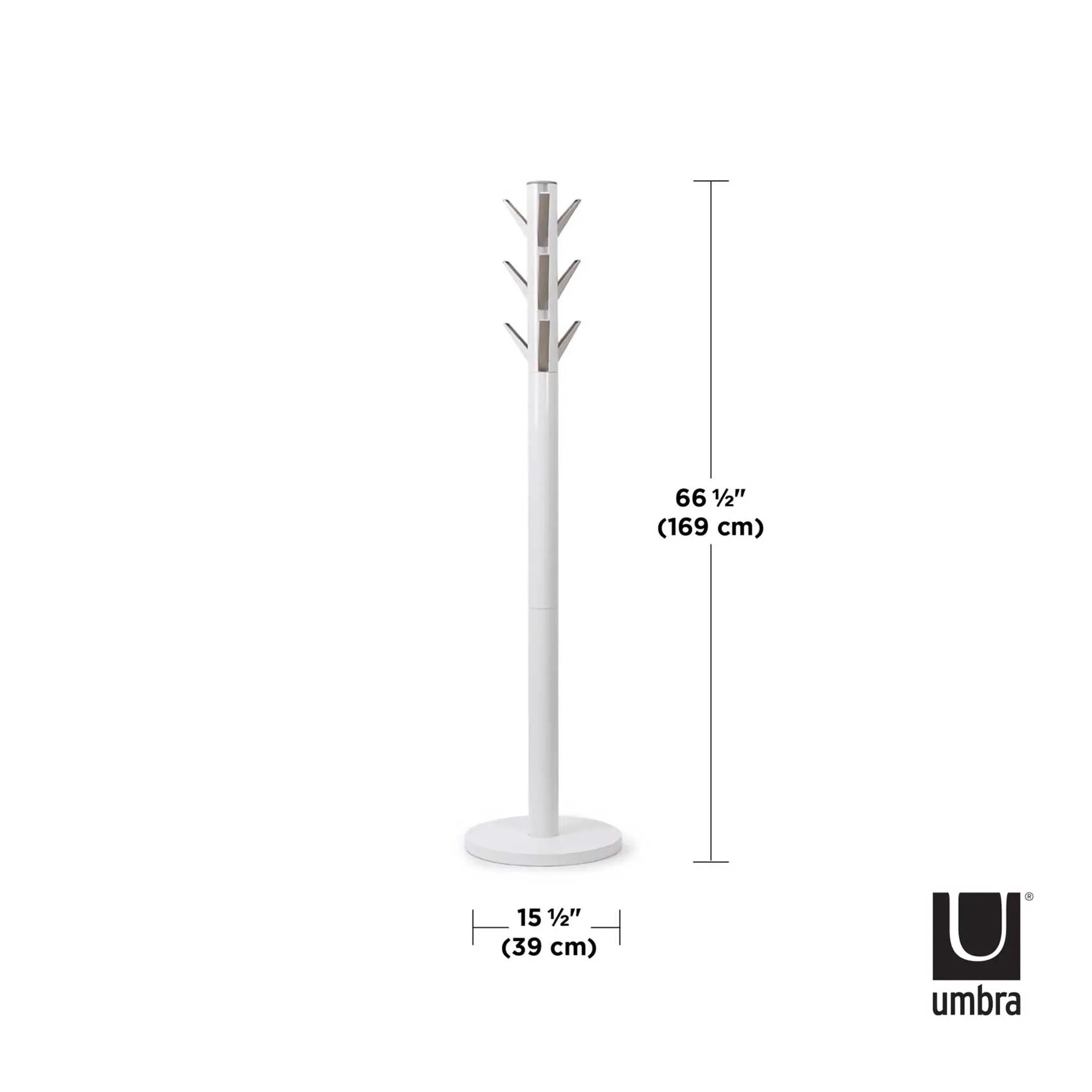Umbra  Appendiabiti da terra in stile moderno "Flapper"