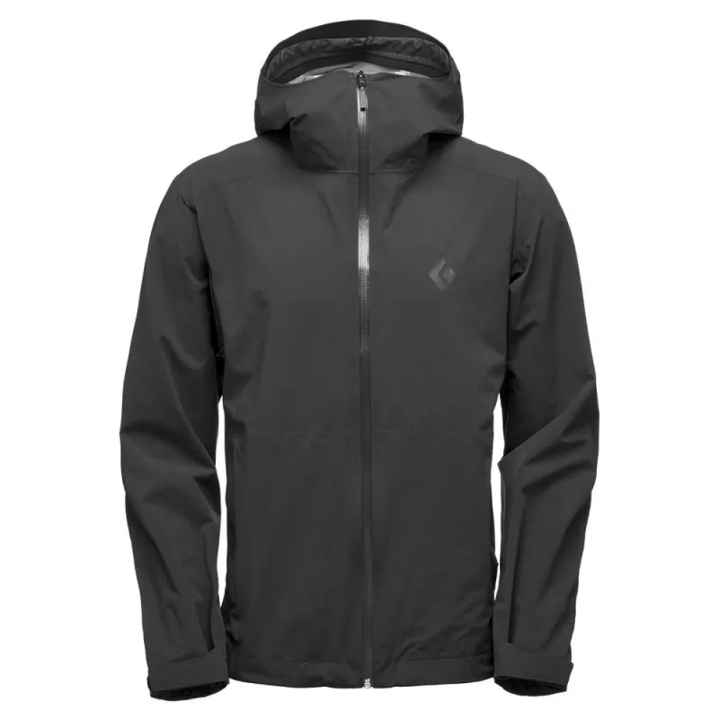 Uomo Black Diamond Giacca impermeabile Stormline Stretch Rain Shell (nero)