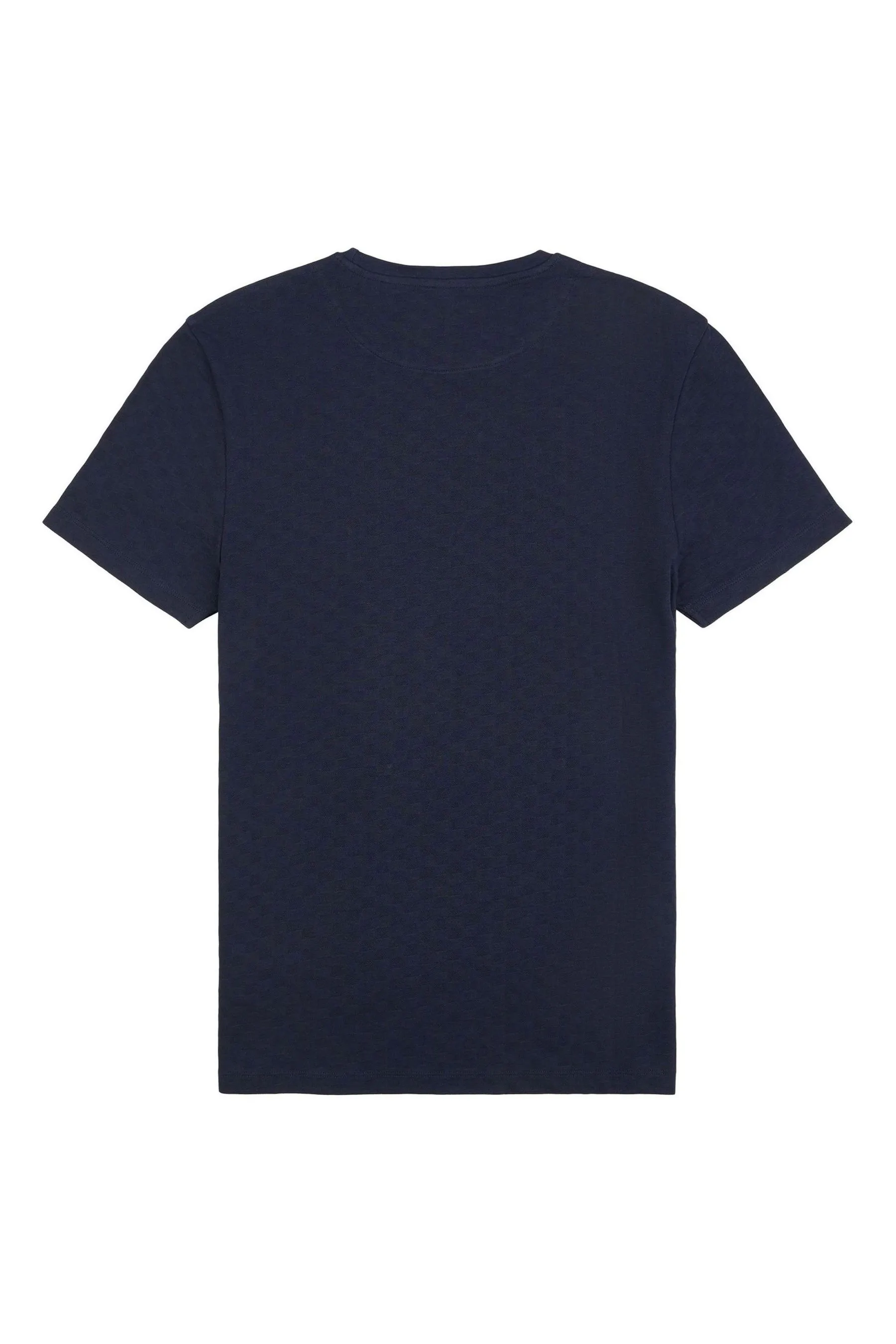 U.S. Polo Assn. Uomo Blu - T-shirt classica A quadri testurizzata