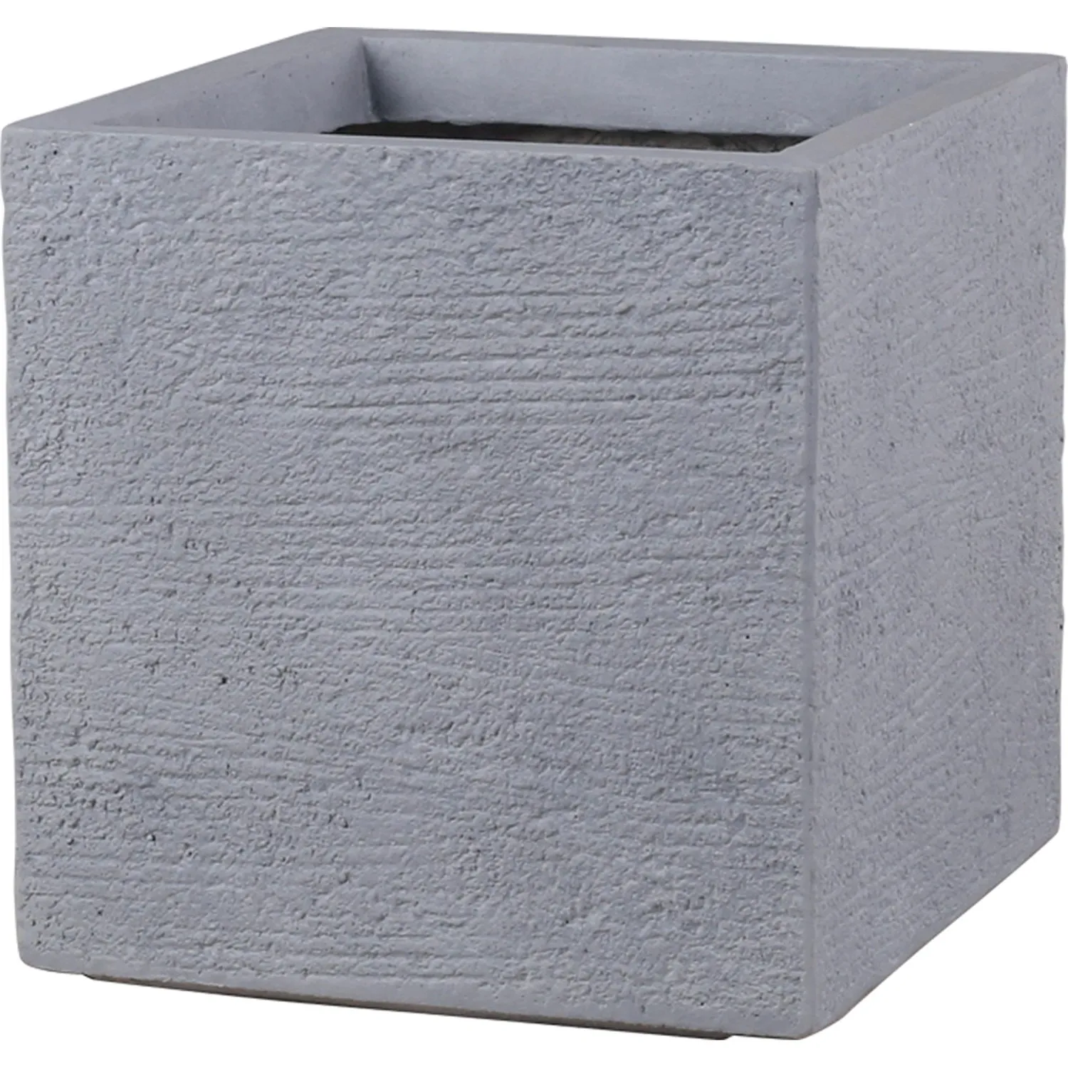 Vaso quadro Concrete grigio 32 cm