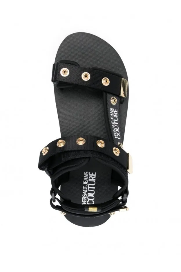 Versace Jeans Couture Sandali a punta aperta con strappi