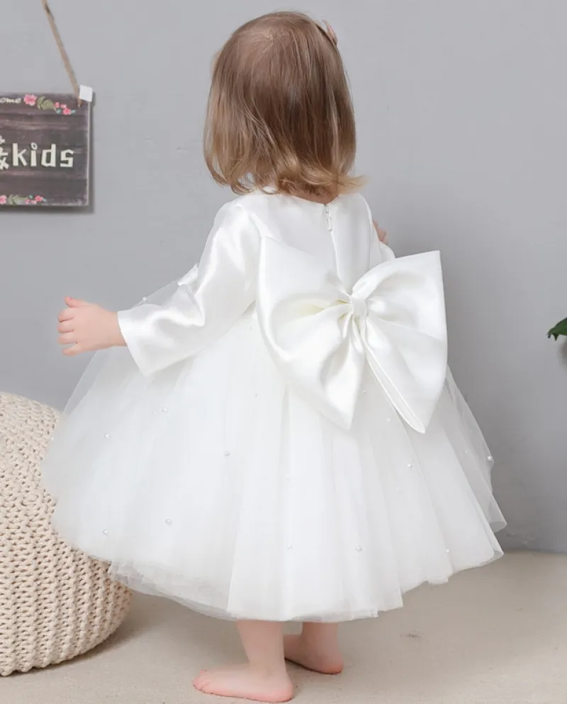 Vestito da principessa per bambina Gonna per bambini Gonna di garza estiva a maniche lunghe Vestito da compleanno per ragazze