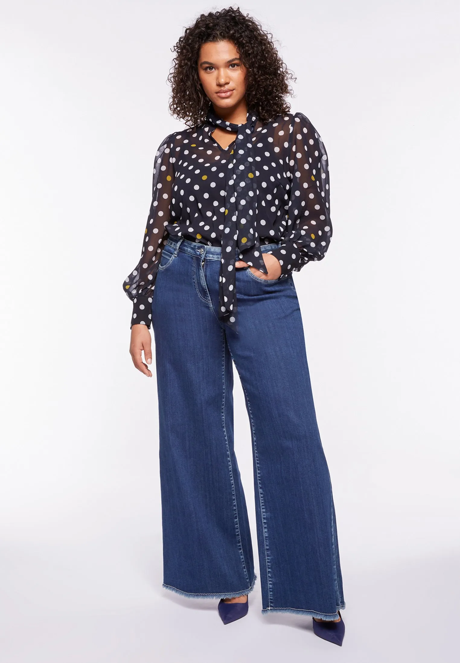 WIDE - Jeans a zampa