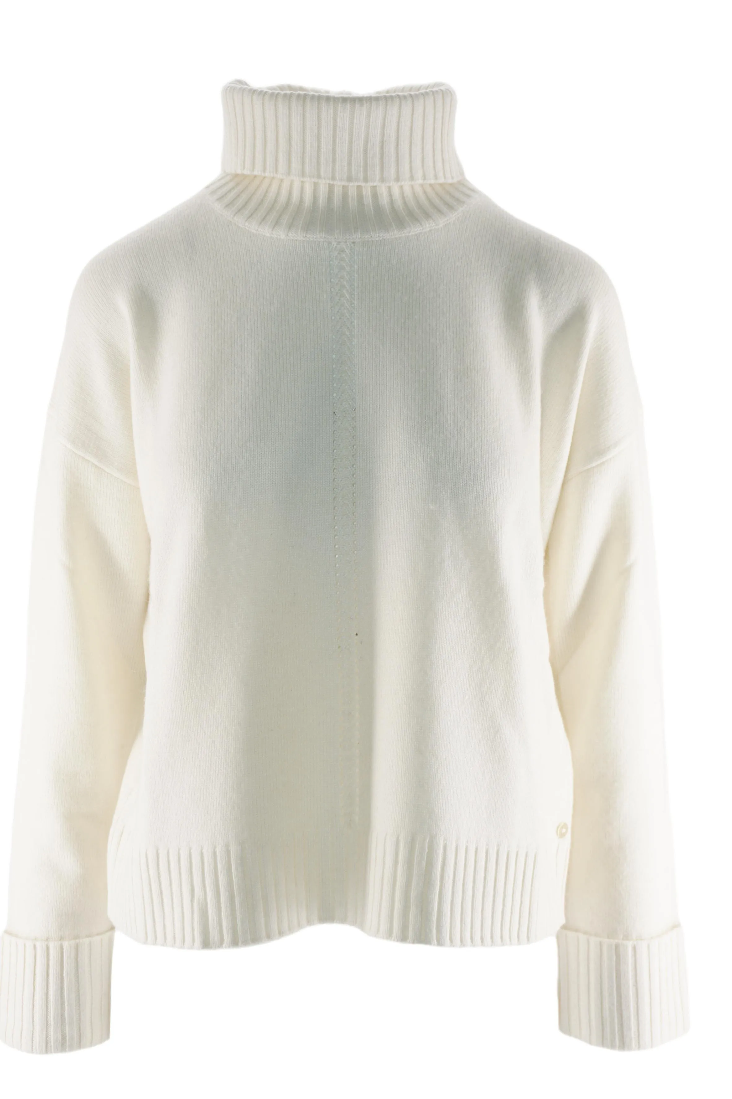 Wool and Cashmere Blend Sweater / White